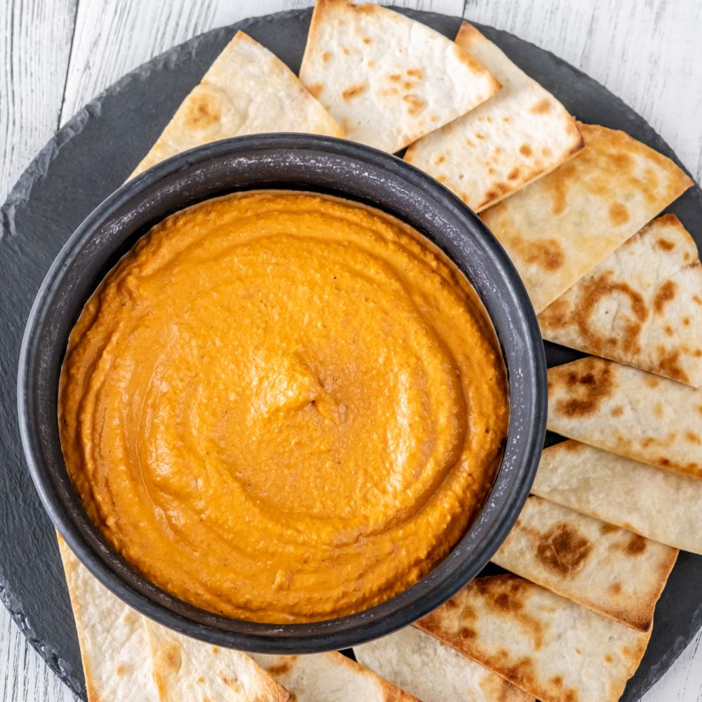 recepta de muhammara o crema de pebrots vermells